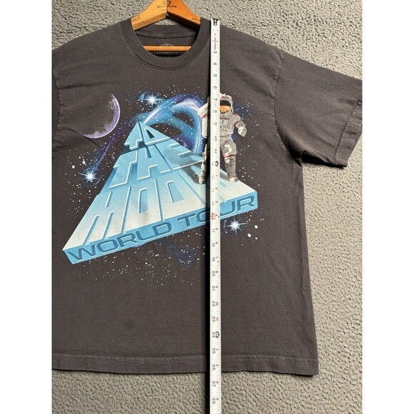 Kid Cudi To The Moon World Tour Shirt Mens Size Small Gray 2022 Hip Hop Hype - Picture 11 of 11